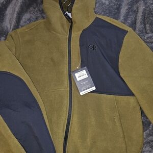 Olive and Black Outdoor Research Jacket